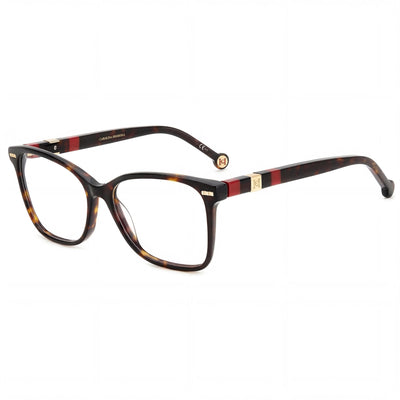 Carolina Herrera Her 0108 Modern Style Women's Acetate Frame glasses with Havana Red Polycarbonate Lenses 54mm