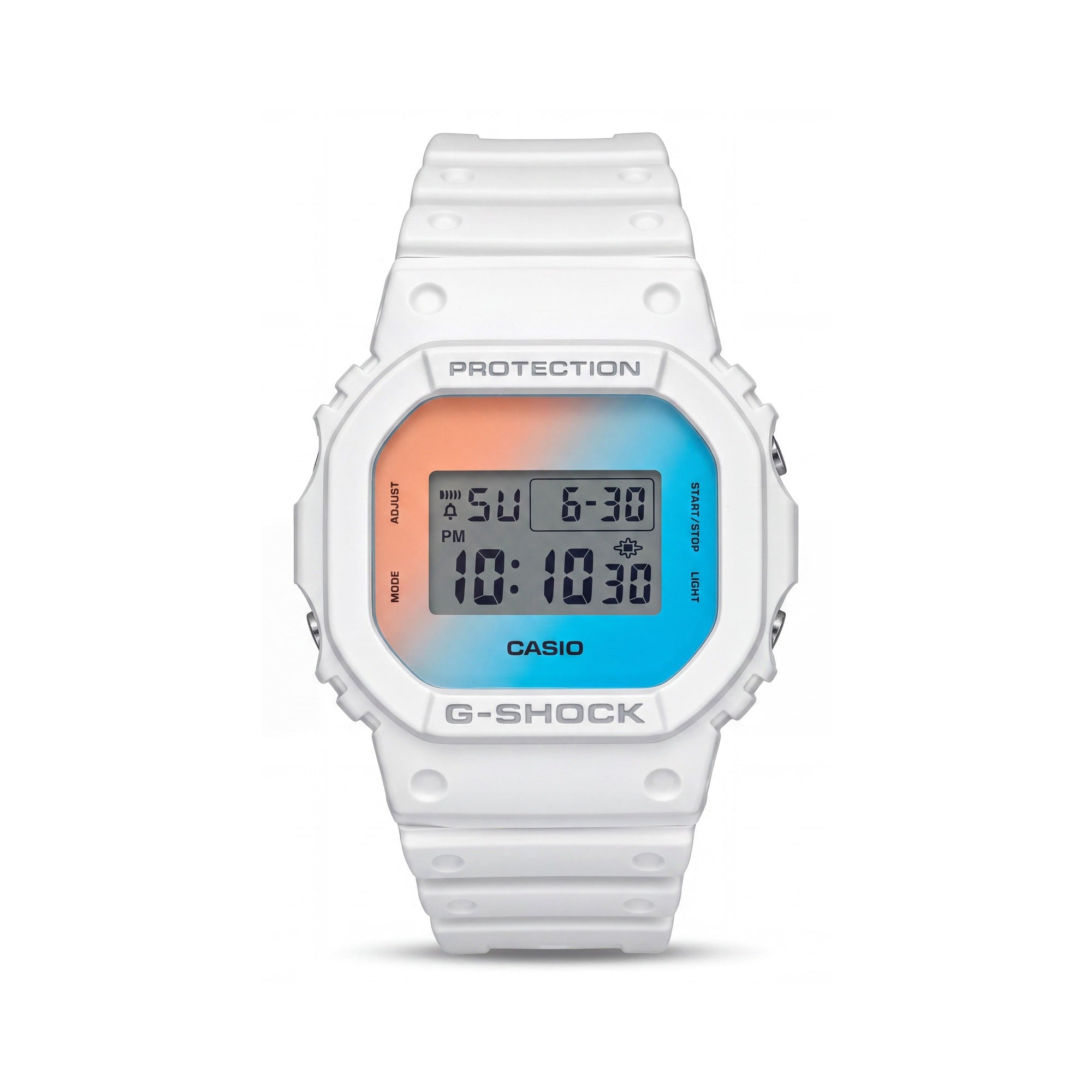 Casio DW-5600TL-7 Men's White Digital Shock Resistant 200M Water Resistant Watch, 49mm Case, Photo 1