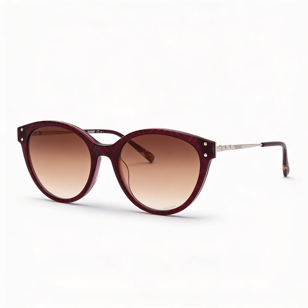 Missoni Sport Women's Multicoloured Stainless Steel Sunglasses with Brown Lenses, Non-Polarized 53mm