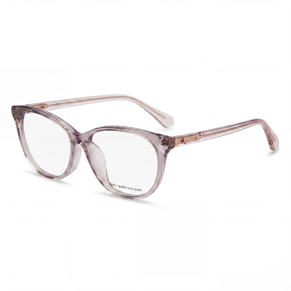 Gafas de sol unisex modernas de Kate Spade New York con montura de acetato gris y lentes de policarbonato gris (53-14-145 mm)
