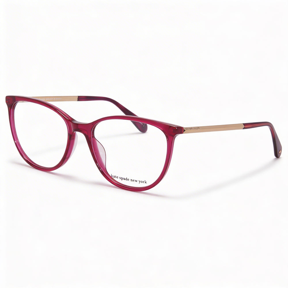 Gafas de sol Kate Spade New York Kimberlee para mujer, montura cuadrada de plástico, montura completa, logotipo en dorado cereza, talla 52-17