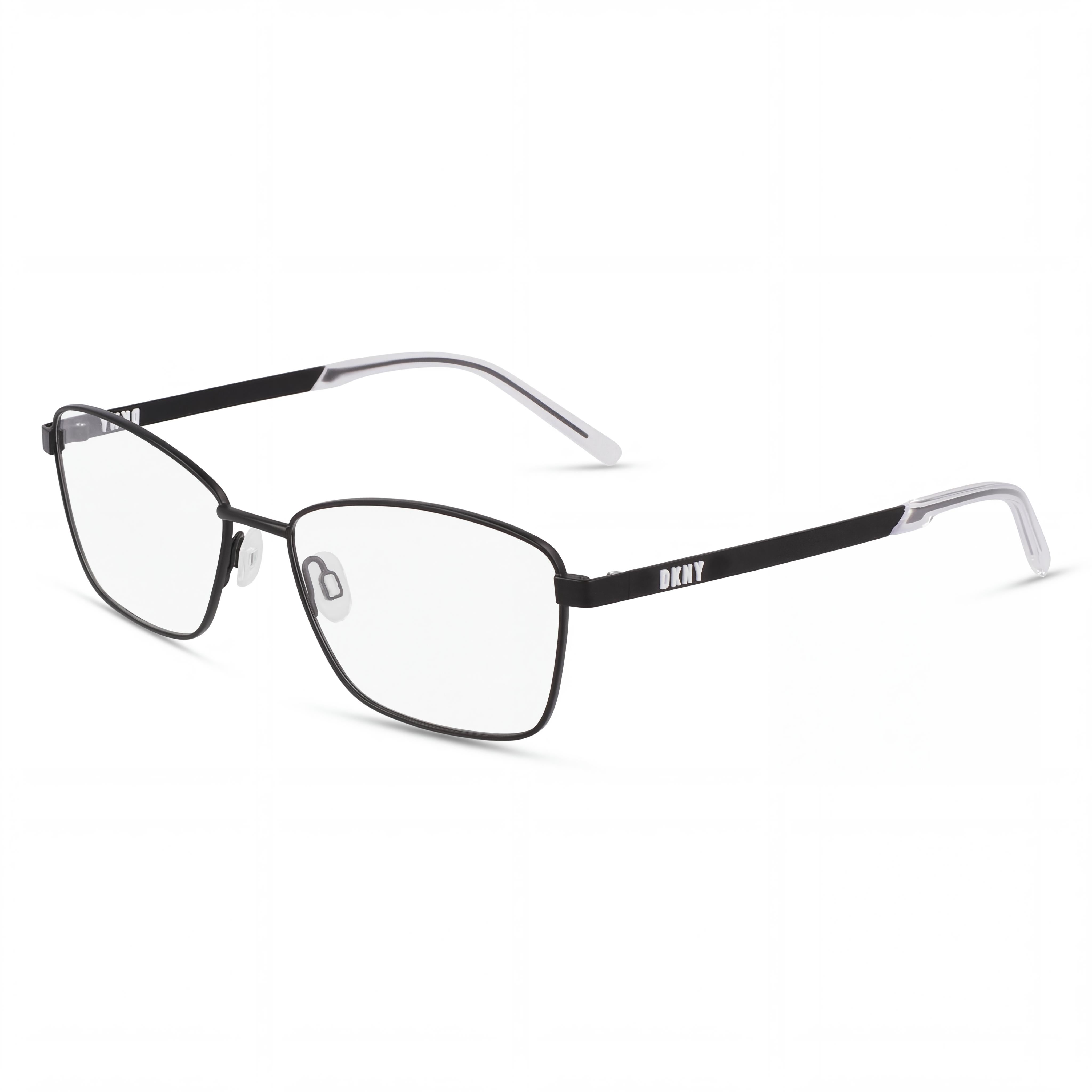 DKNY Classic para Mujer Marco Satinado Negro Multicolor Sin Gafas 53mm, Photo 1