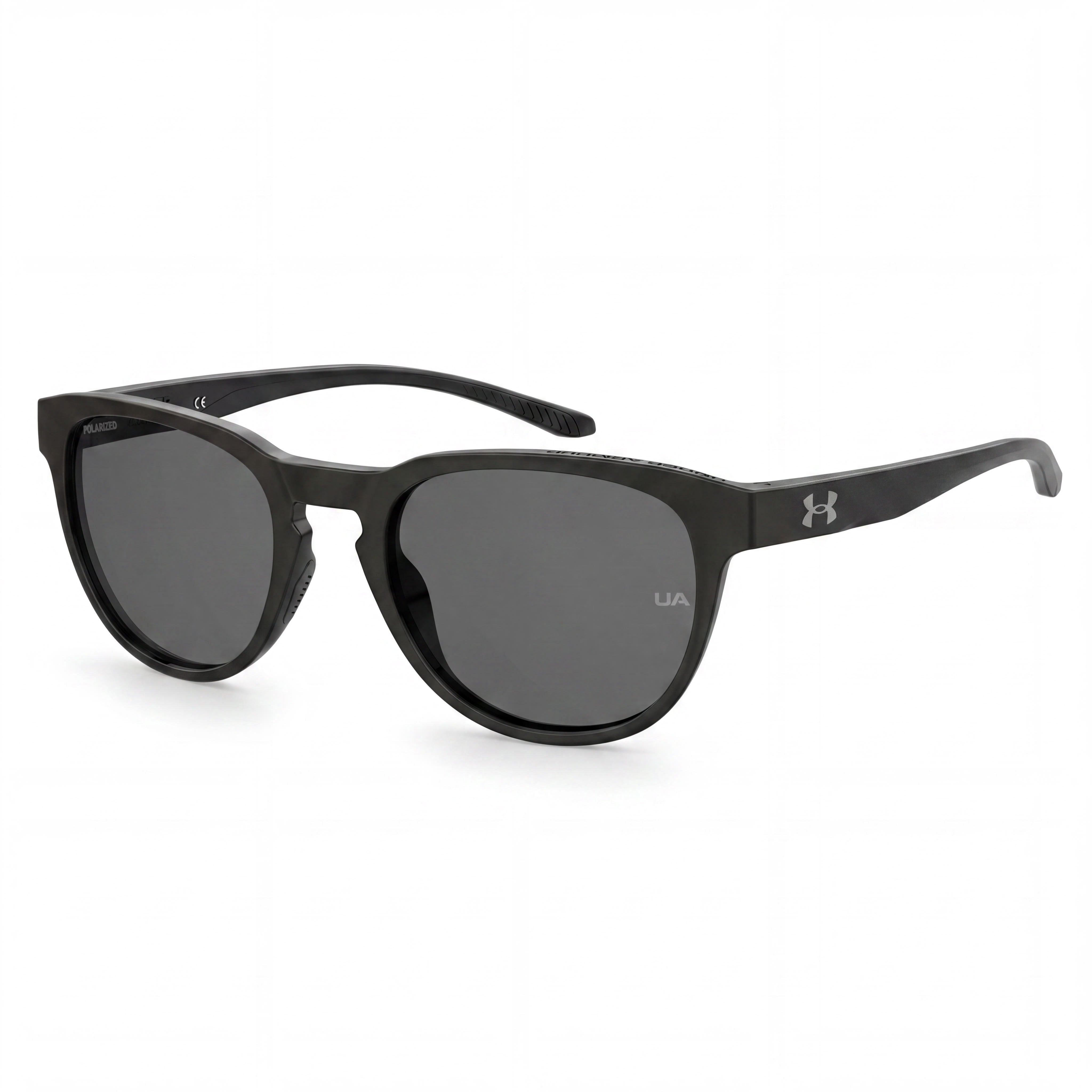 Under Armour Versatile Women's Black Ruthenium Grey Eco Co-Polyester RX-Able UV Protected Non-Polarized Sunglasses 53-20-140, Photo 1