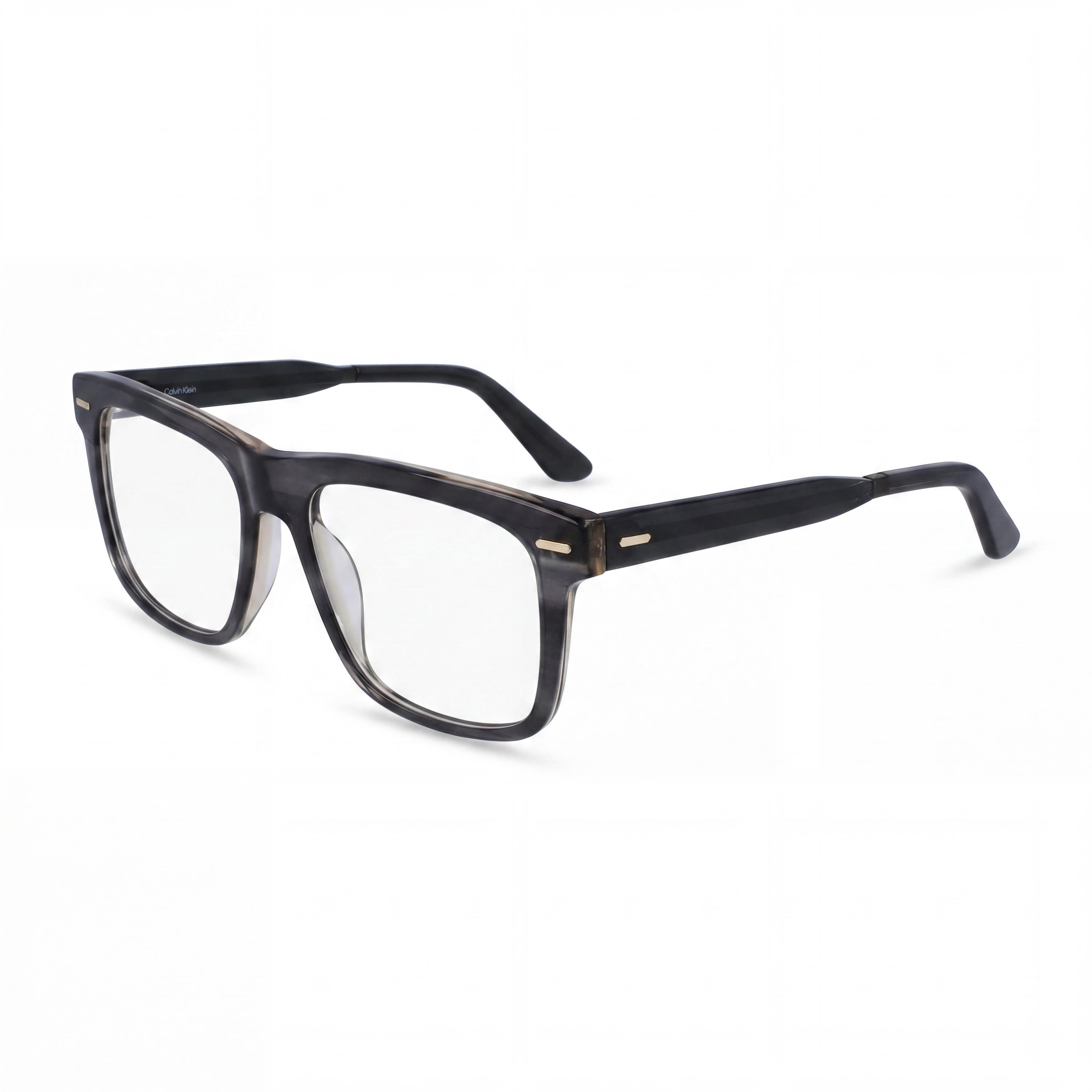 Gafas de sol unisex Calvin Klein CK22538 de acetato polarizado con rayas grises de 55 mm, Photo 1