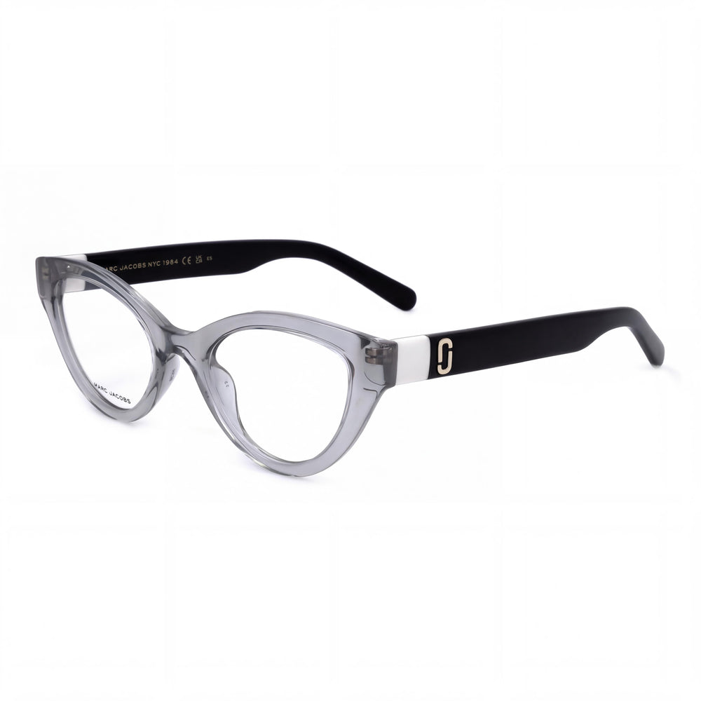 Gafas de sol Marc Jacobs Modern Marc 651 para mujer, montura de acetato gris y negro con lentes de policarbonato gris, 49 mm