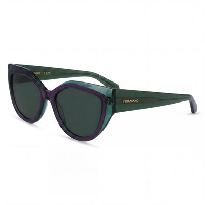 Salvatore Ferragamo Casual SF2004S Women's UV Protection Lenses Transparent Green/Violet 53mm