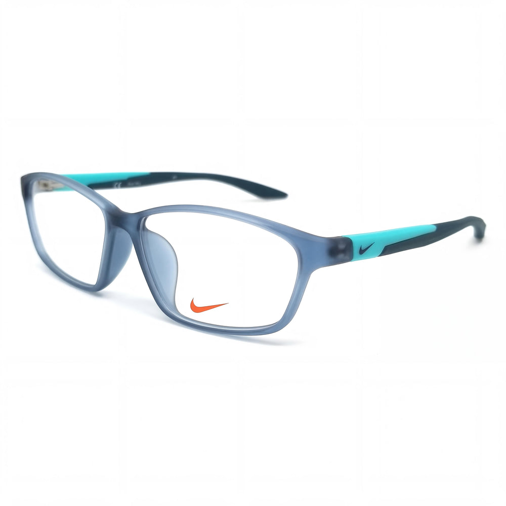 Gafas de sol Nike 7130af unisex con montura azul propionato jade y lentes polarizadas azul espacial con protección UV 100 % (57-13-140)