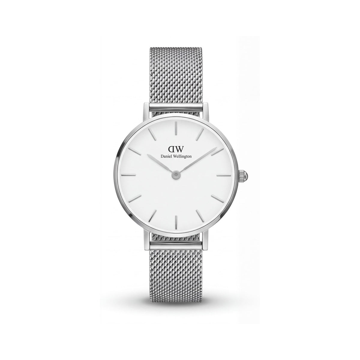 Daniel Wellington Petite DW00100164 Women's Silver White Mesh Watch 32mm, Photo 1