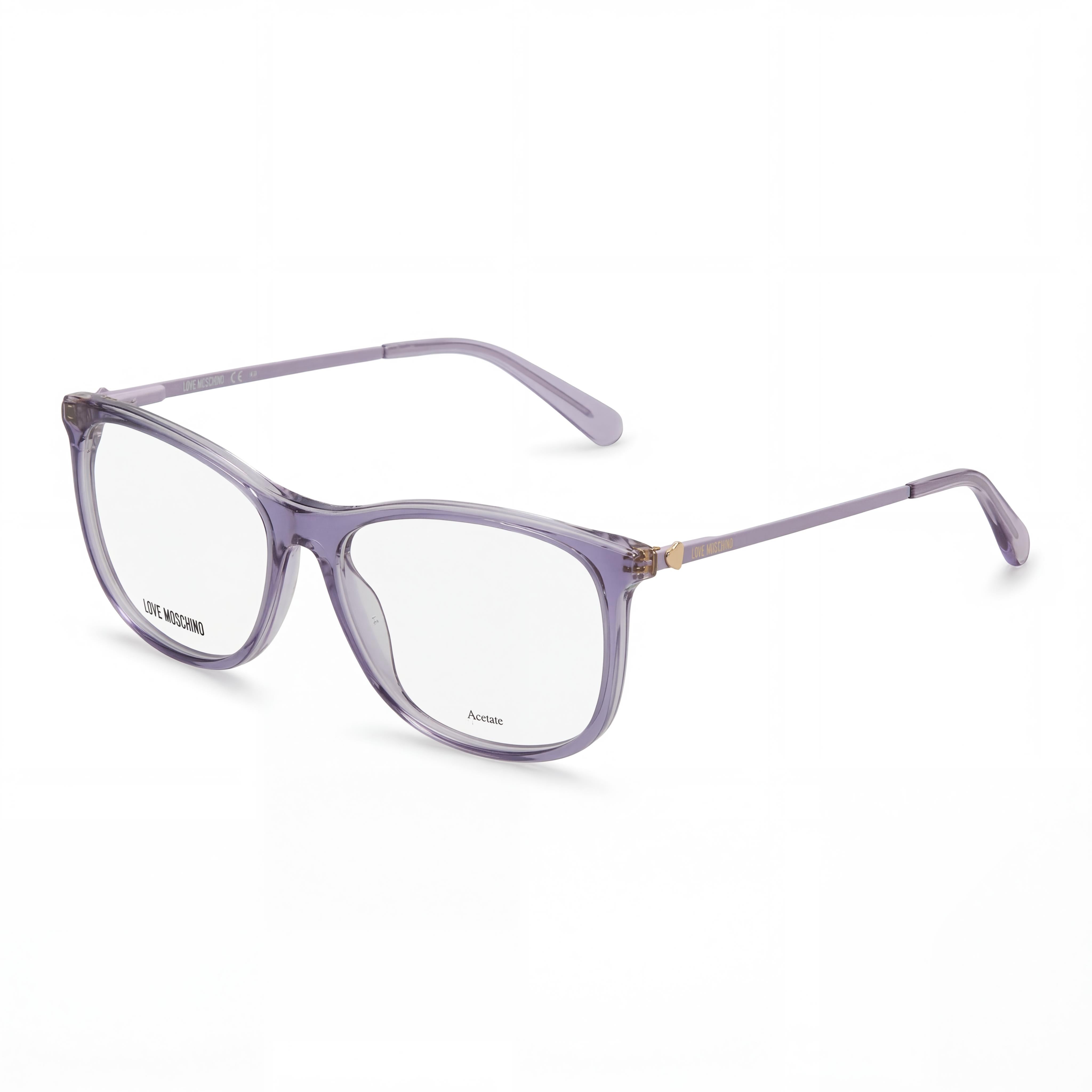 Love Moschino Women's Modern Acetate Violet Lilac 55mm Sunglasses, Photo 1