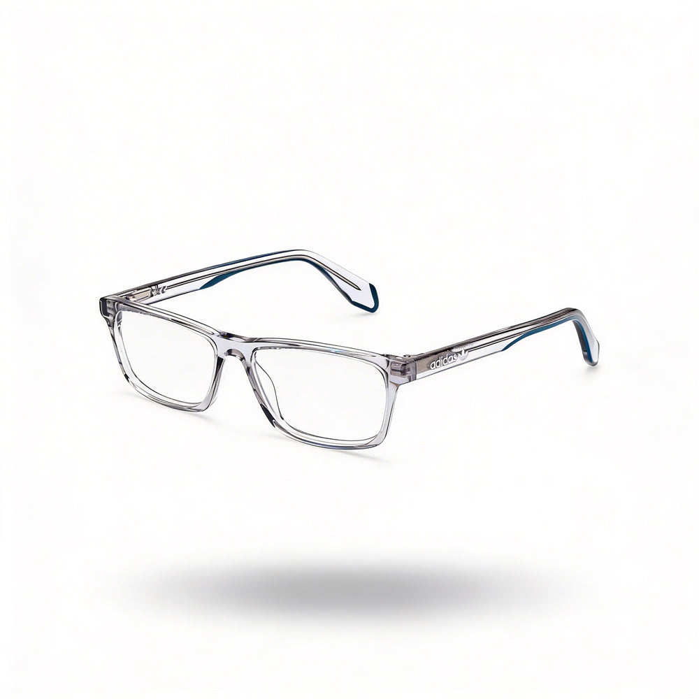 Gafas adidas Originals Or5042 unisex con montura de plástico pantografiado gris y dimensiones de 54-14-145 mm