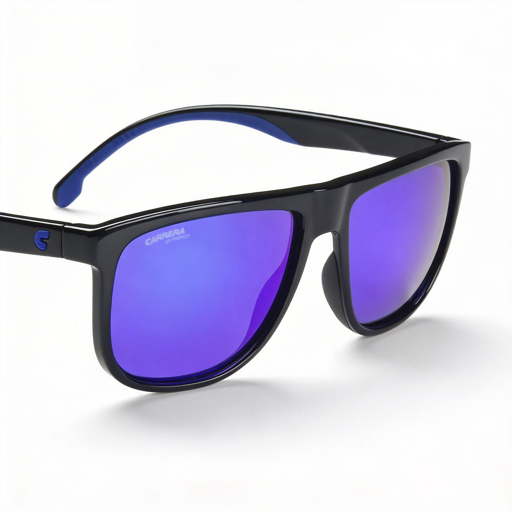 Carrera Modern Women's Black Blue Polyamide Non-Polarized 100% UV Protection Sunglasses 58mm
