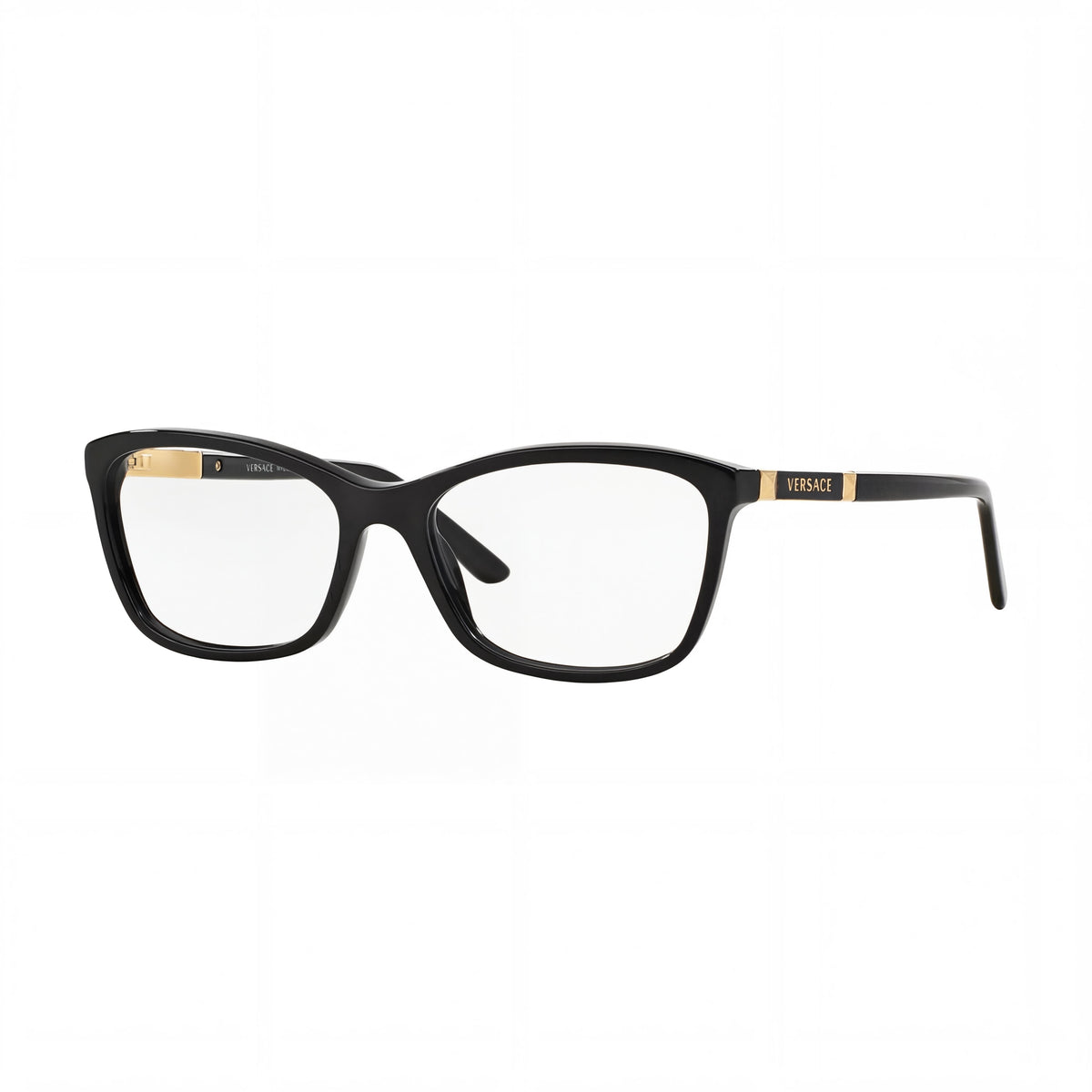 Gafas Versace Rectangular Ve3186 Unisex Montura Plástico Negro Lente 54mm Puente 16mm Varilla 140mm, Photo 1