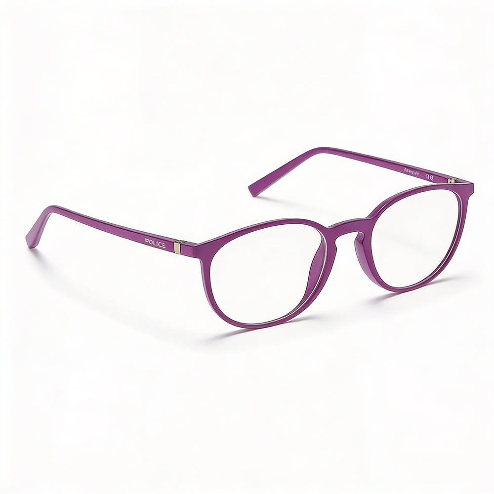 Gafas Police Casual para mujer, color verde salvia semimate, con lentes de plástico, talla 50-19-135 mm