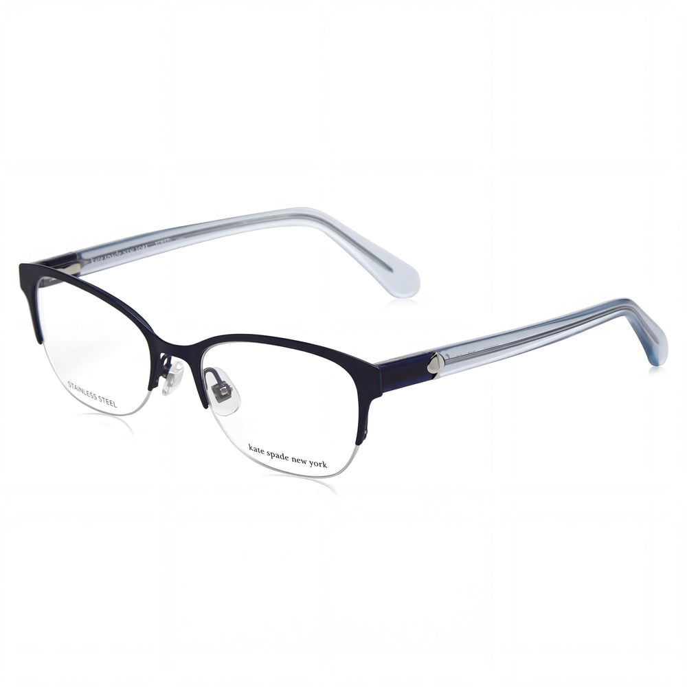 kate spade new york Ferrara Women's Stainless Steel Blue Non-Polarized Lens Sunglasses 51mm