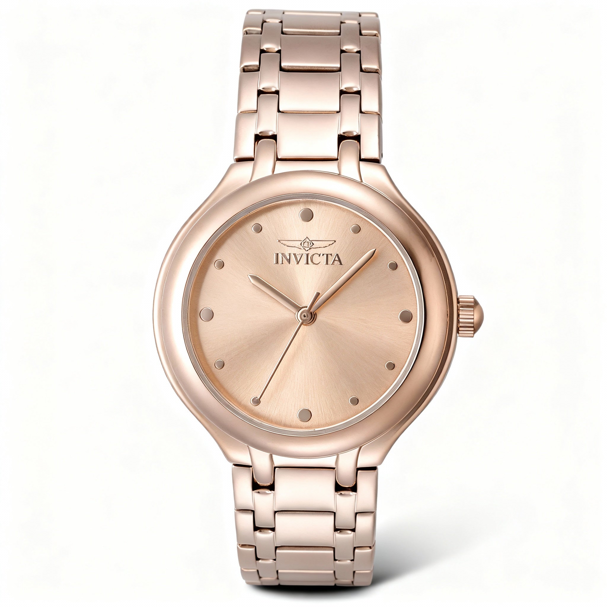 Invicta Wildflower 48228 Unisex Rose Gold Stainless Steel Strappy Quartz Water Resistant Watch 32mm