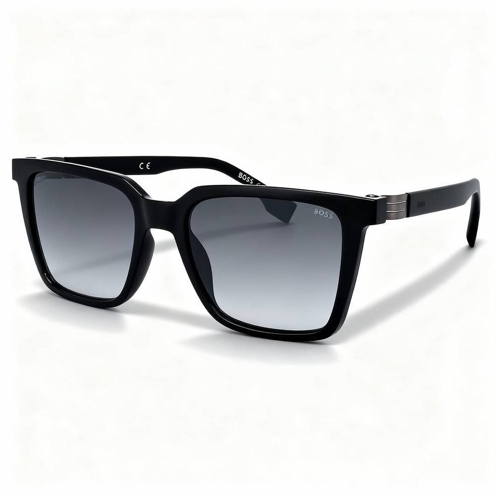 Hugo Boss Men's Boss 1574/S Polyamide Grey Shaded Dark Grey Shaded Non-Polarized Sunglasses 53-19-150mm