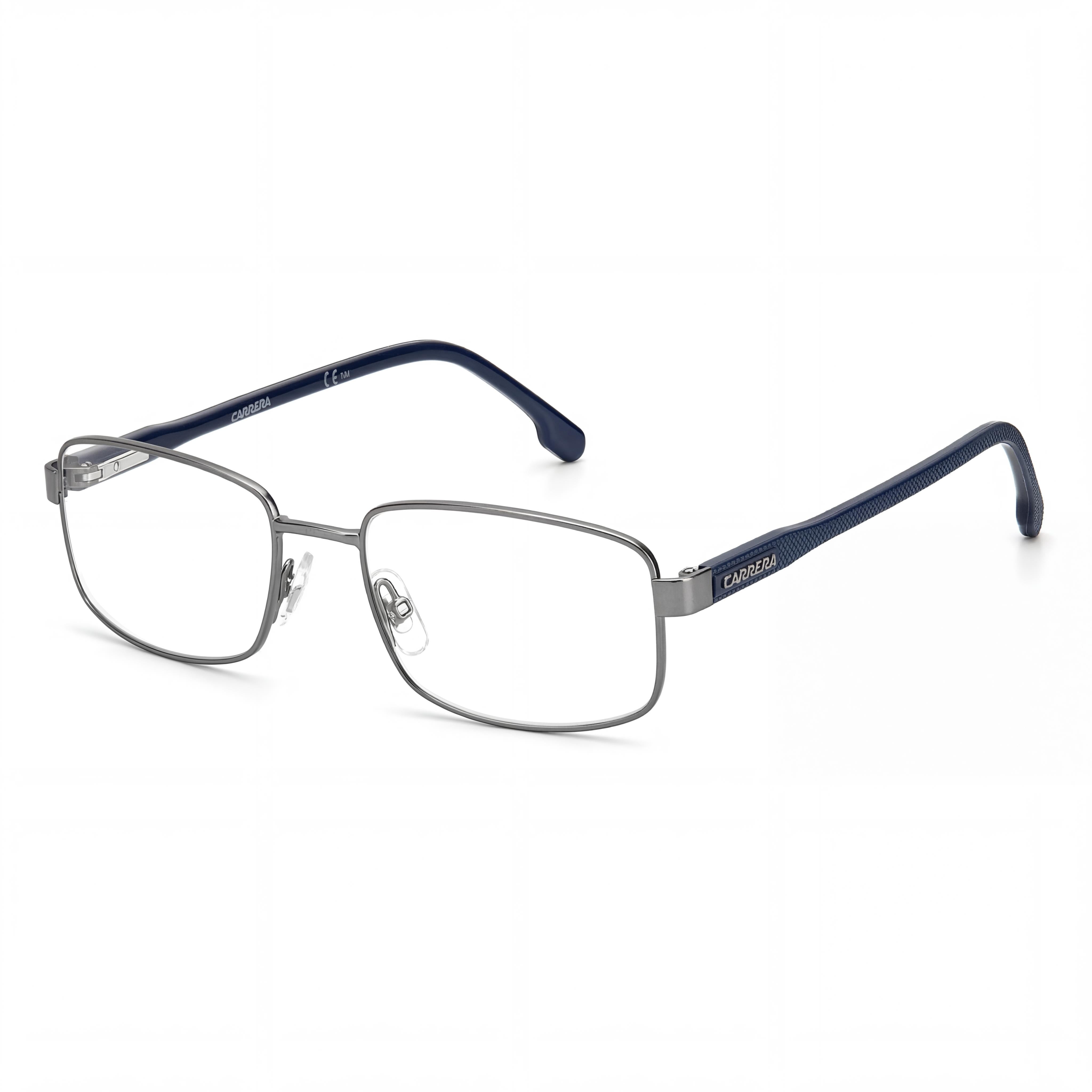 Carrera 264 Unisex Metal Prescription Ready Eyeglasses with Dark Ruthenium Frame, 55mm Lens Width, Photo 1