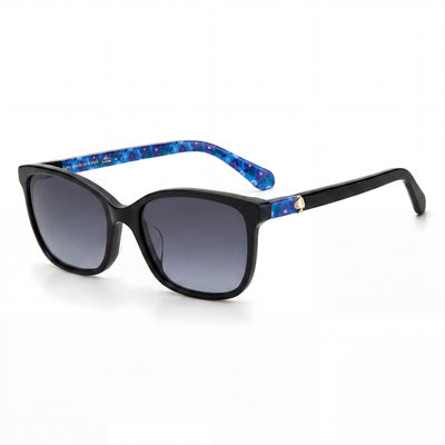 Gafas de sol de protección UV con marco de plástico azul gris sombreado Tabitha/S de 53 mm para mujer de kate spade new york