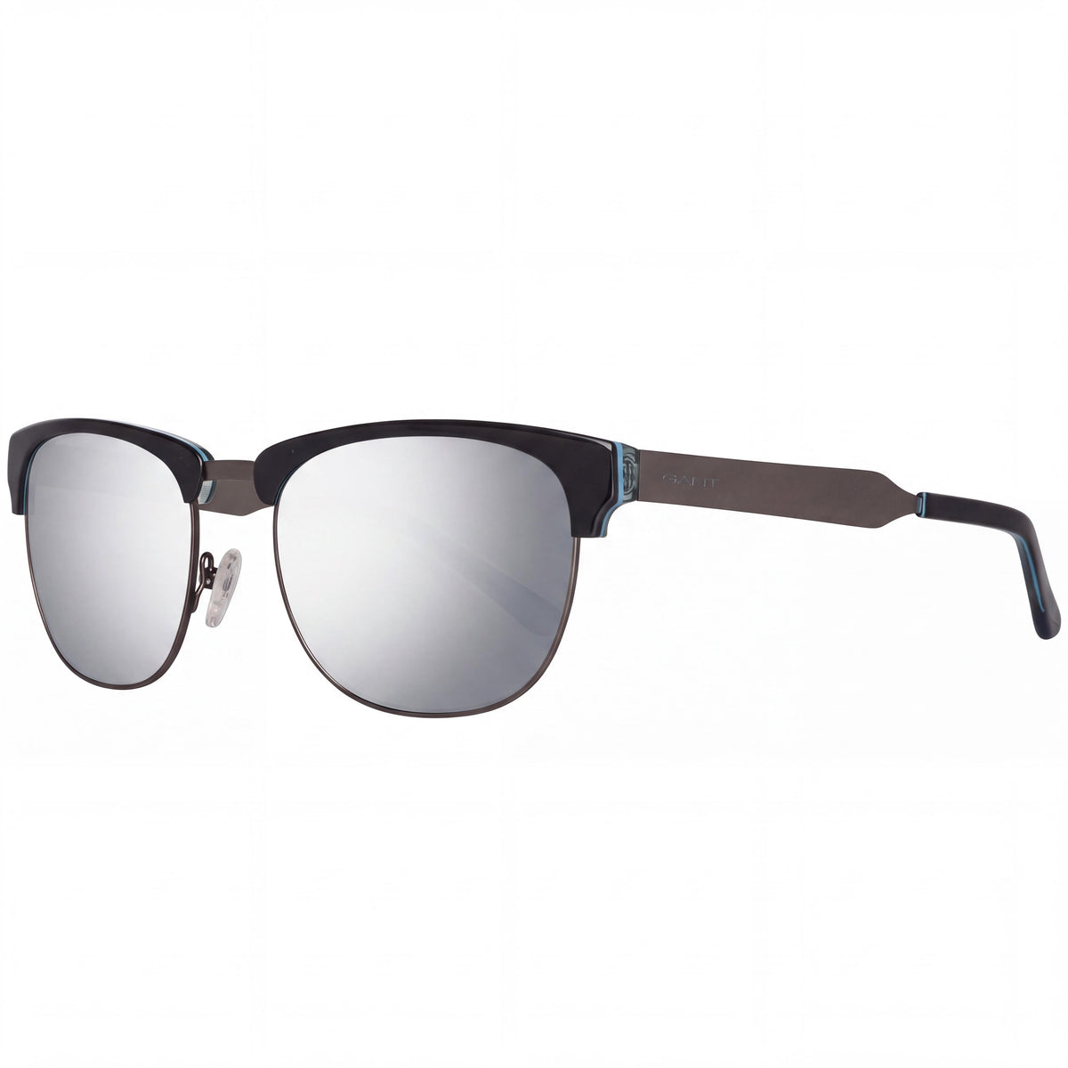 Gafas de sol GANT para hombre, montura de plástico negra, lentes grises, protección UV, 54 mm, Photo 1