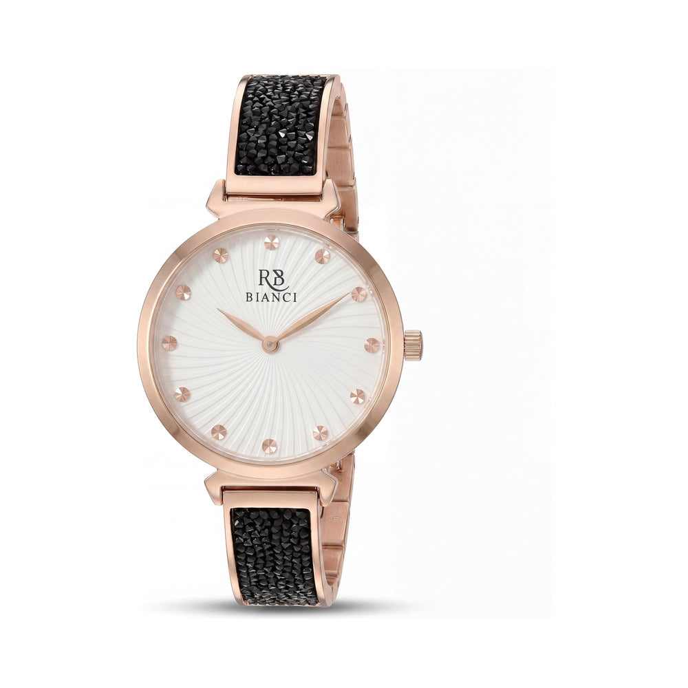 Reloj de cuarzo informal para mujer Seapro RB0204 de acero inoxidable con esfera blanca, resistencia al agua y cristal mineral resistente a los arañazos