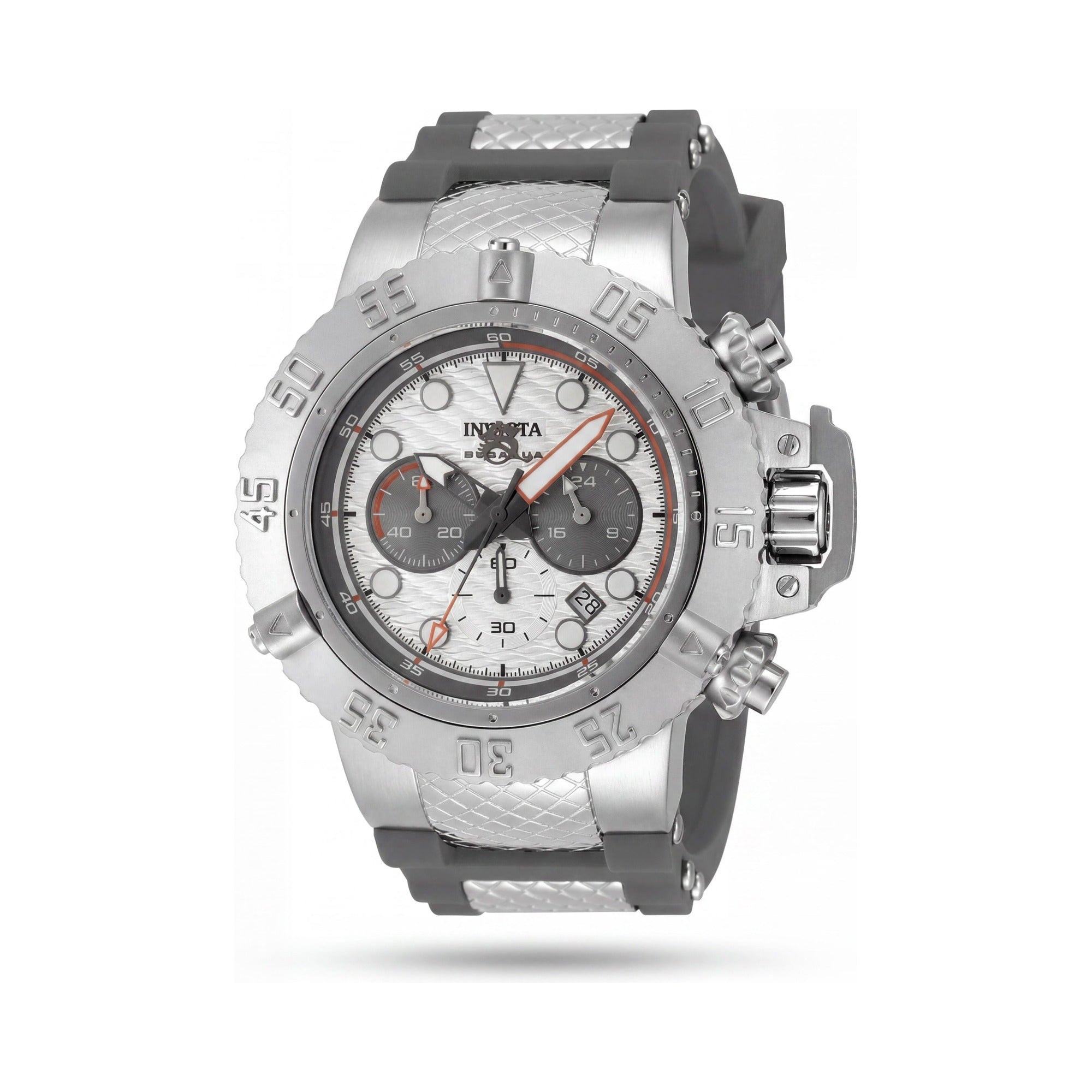 Invicta Subaqua IN-47824-AMZUK Men's Chronograph Silver Stainless Steel Watch 50mm, Photo 1