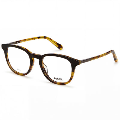 Gafas de Sol Fossil Modern para Hombre con Montura de Acetato Havana y Lentes de Policarbonato Havana, Ancho de Lente 50mm, Puente 20mm, Longitud de Patilla 140mm