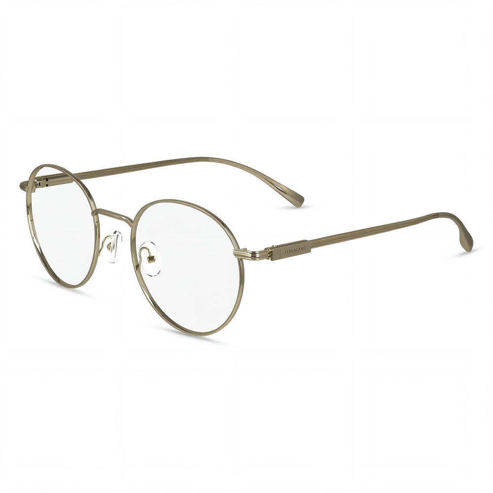 Salvatore Ferragamo Men's Sf2229 Metal Multicoloured Frame Gold Lens UV Protected Eyewear 50mm