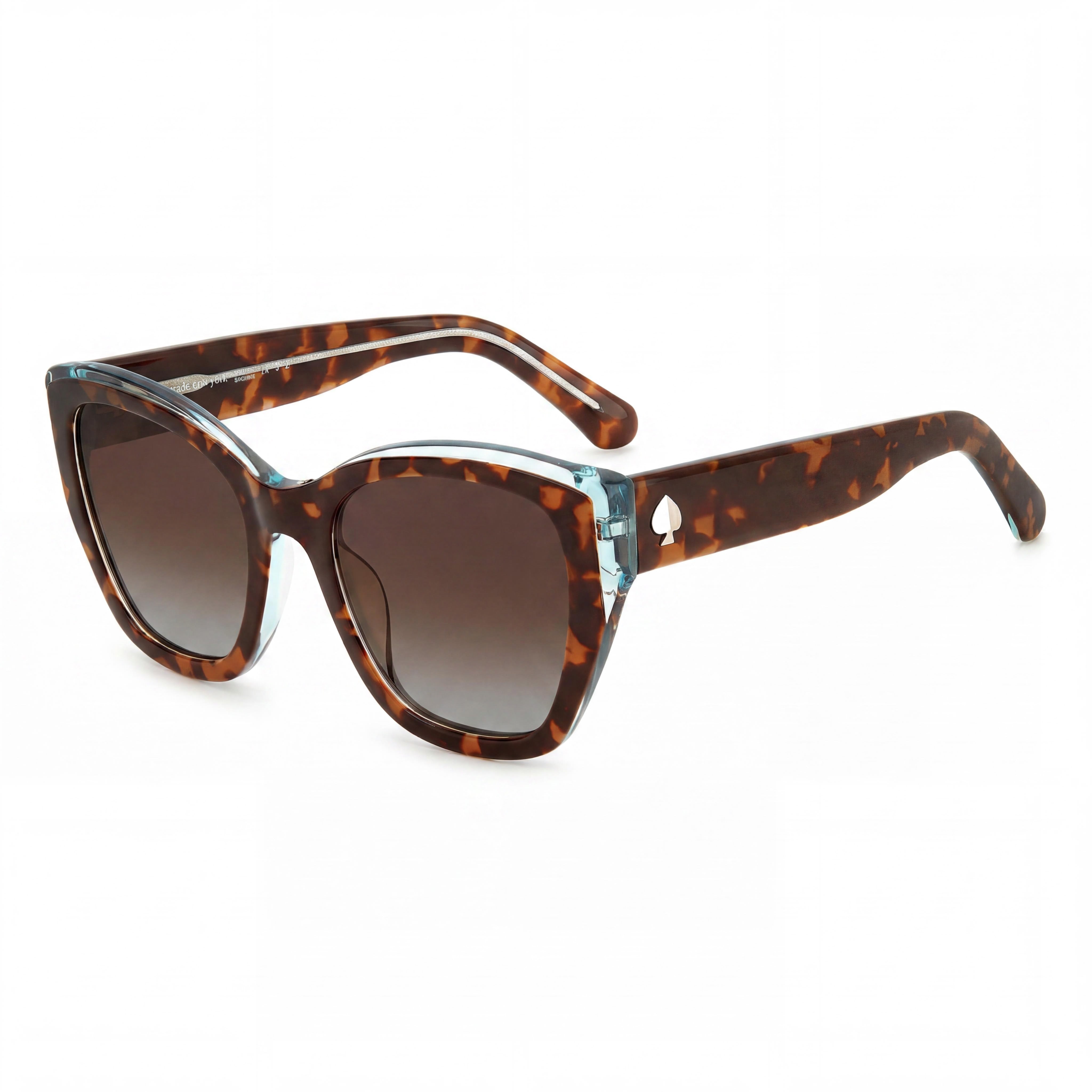 kate spade new york Yolanda/S Women's Cat Eye Havana Brown Plastic Brown Shaded Polarized UV Sunglasses 51mm, Photo 1
