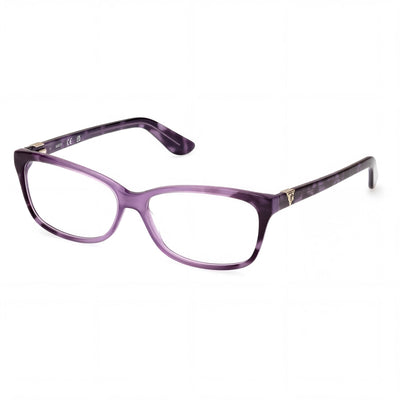 Guess Gu2948-n Men's Eyeglasses with Plastic Frame Shiny Violet Striped 53-14-140