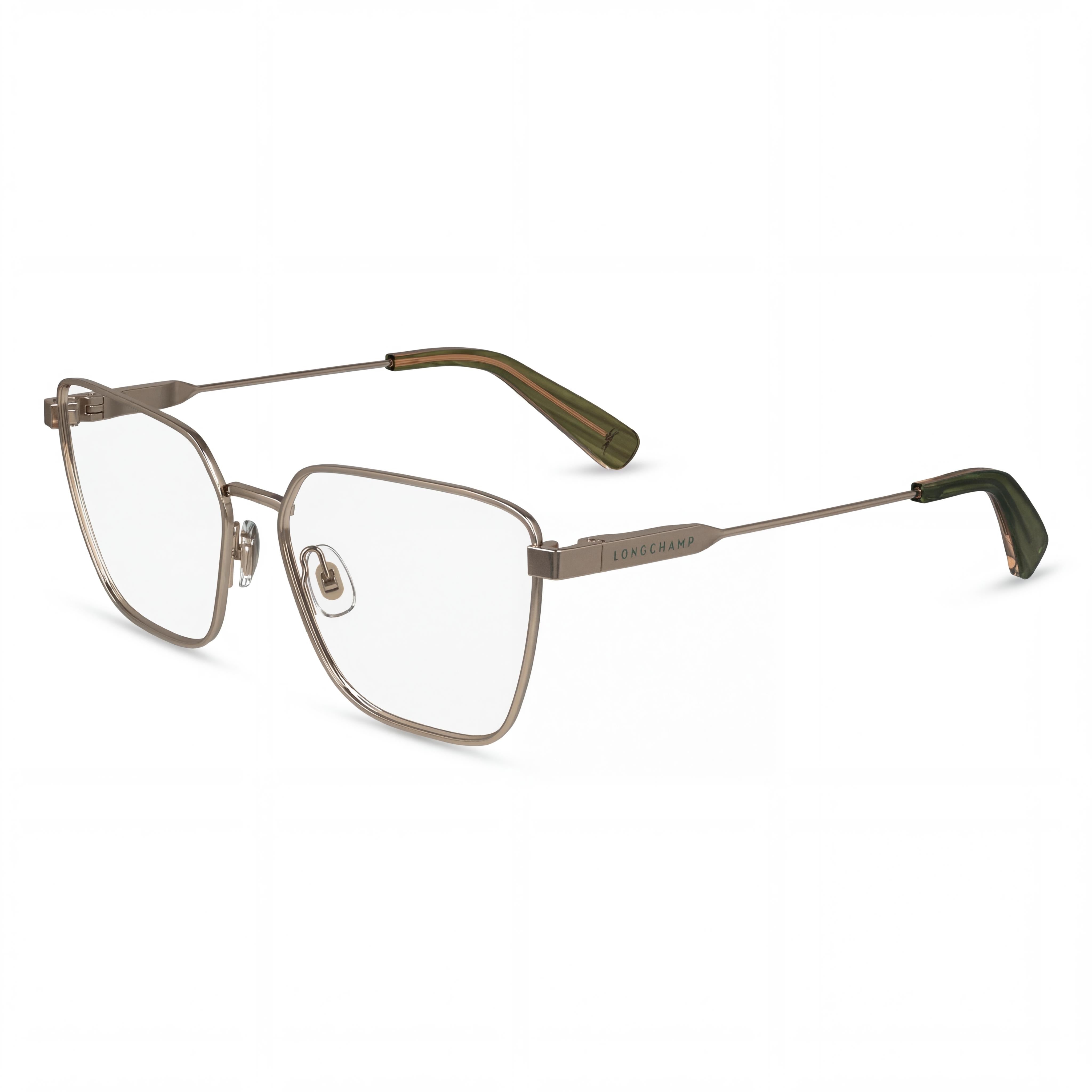 Longchamp LO2164 Rose Gold Rectangle Eyeglasses for Women, 52mm, Photo 1