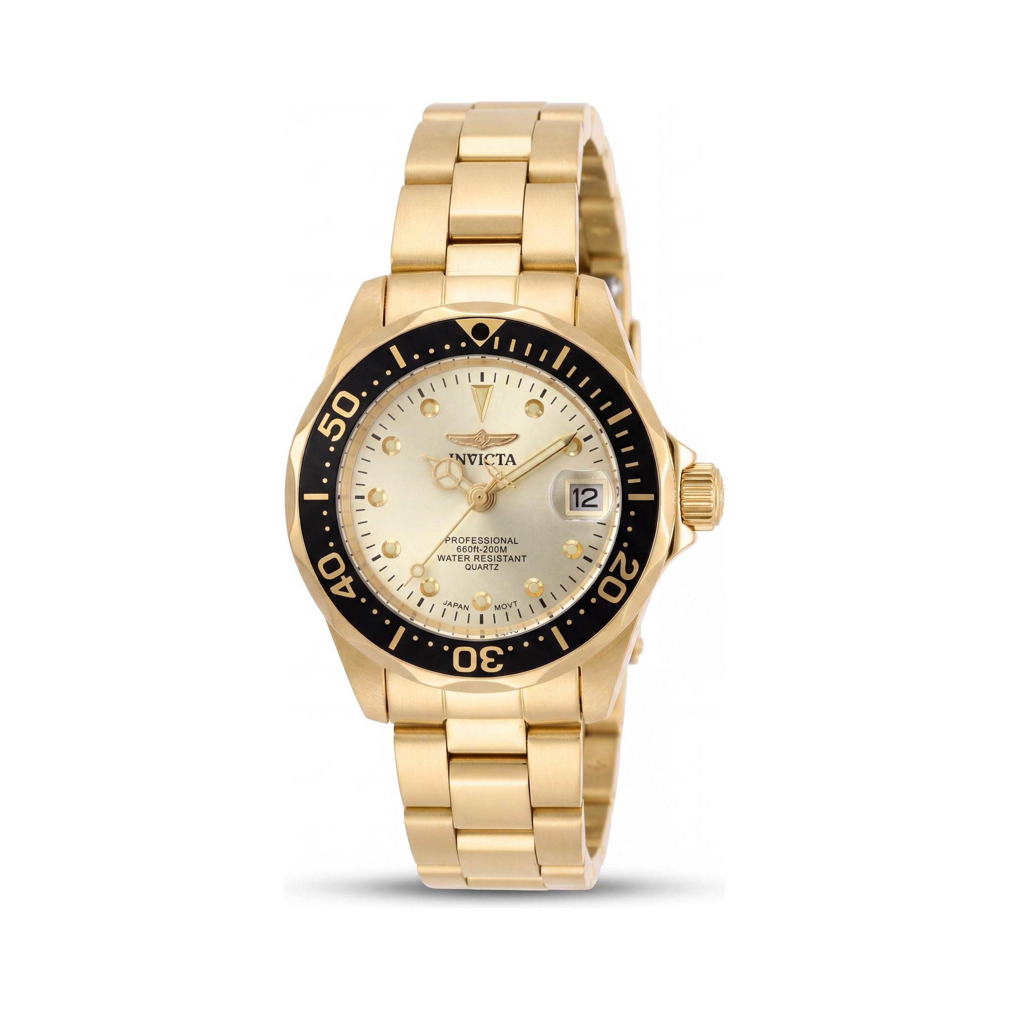 Invicta Pro Diver 17038 Women's Gold-Tone Stainless Steel Bracelet Watch 24.5mm, Photo 1