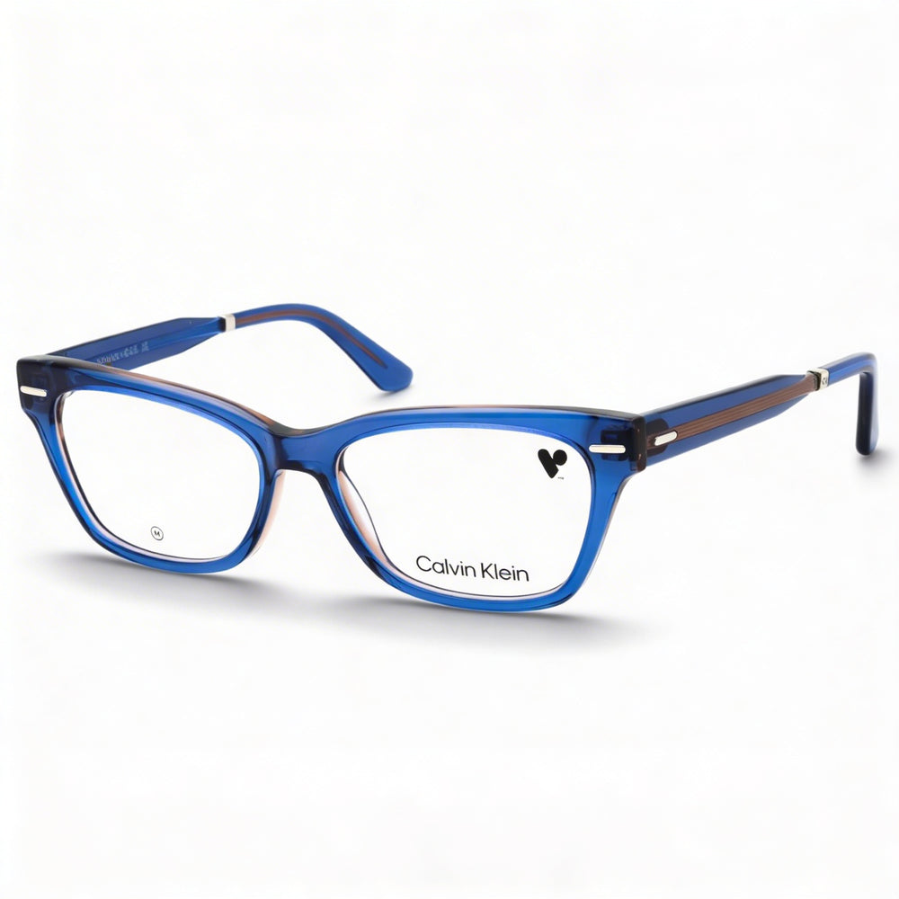 Gafas unisex Calvin Klein Ck23512 de metal azul nude de 52 mm