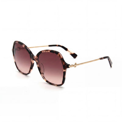 Gafas de sol Longchamp informales de acetato Rose Havana para mujer con protección UV 57 mm