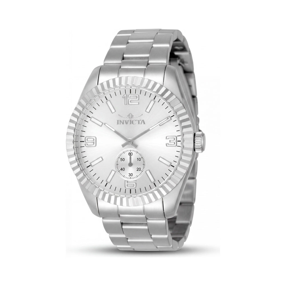 Invicta Specialty 49356 Unisex Analog Quartz Silver Dial Stainless Steel Case Bracelet 43mm Wrist Watch