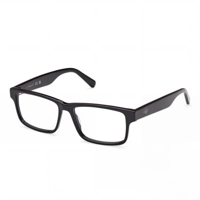 GANT Ga50017 Unisex Shiny Black Frame with Shiny Black Lenses Polycarbonate Optical Eyewear 53-15-145mm