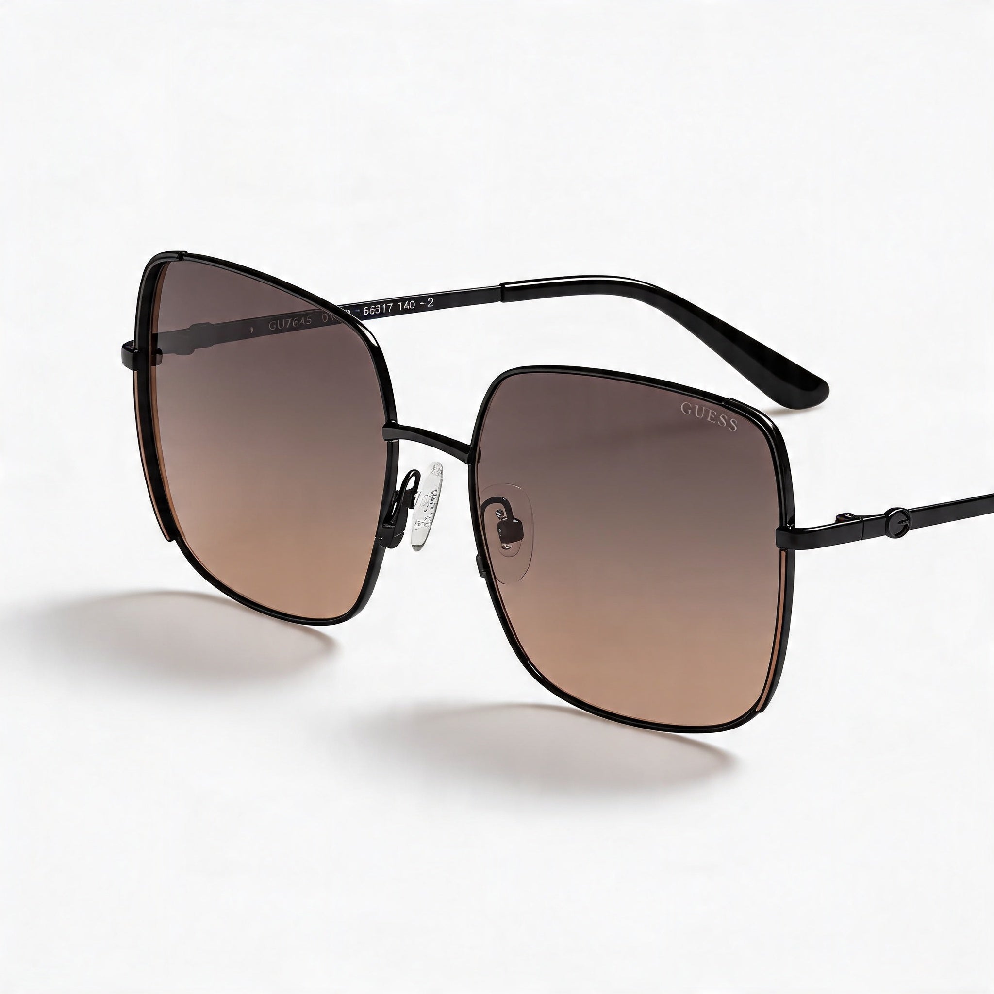 Gafas de sol GUESS de acetato negro brillante para mujer Gu00194 58mm, Photo 2