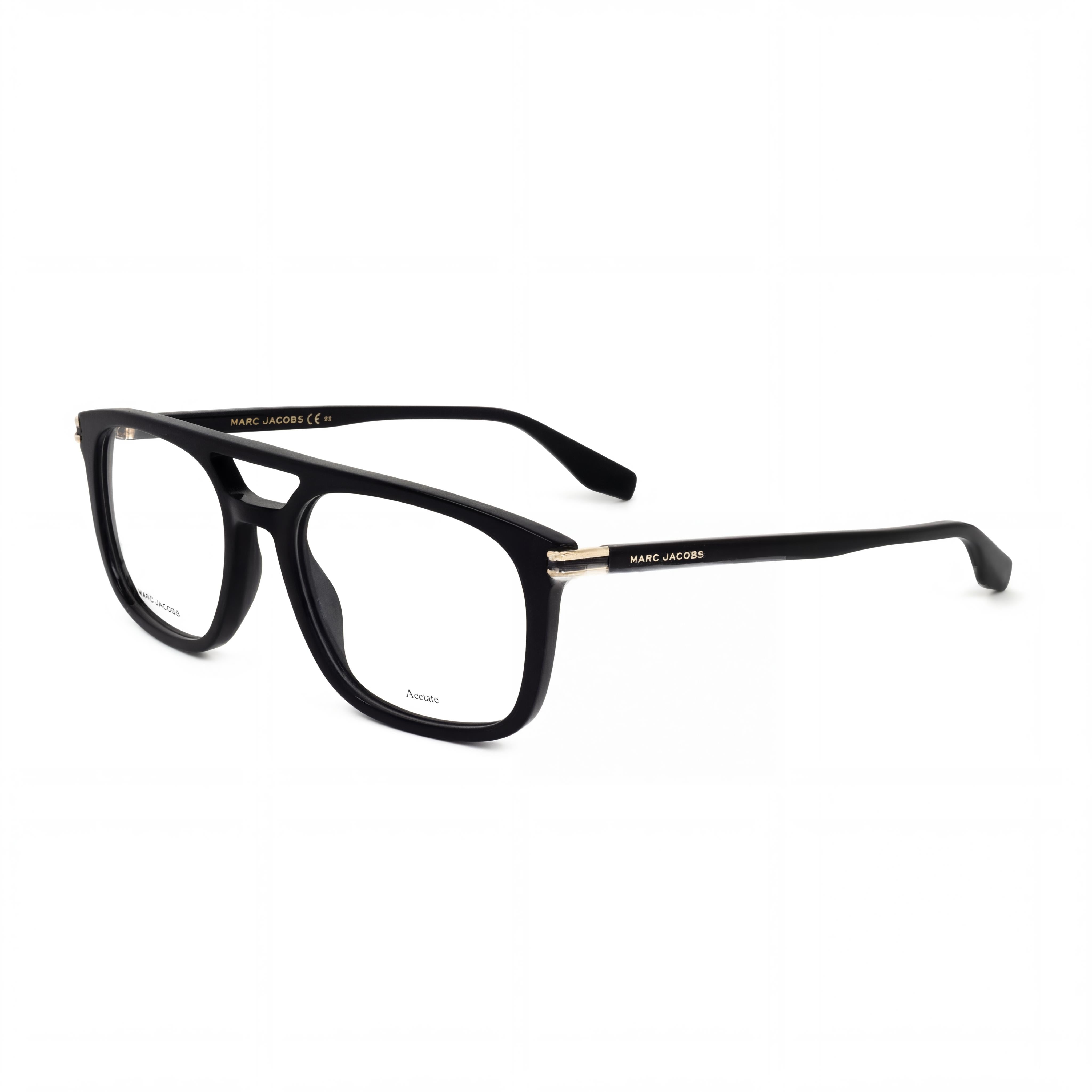 Marc Jacobs Marc 572 Black Acetate Unisex Eyeglasses with 54mm Lens, 18mm Bridge, 145mm Temples, Photo 1