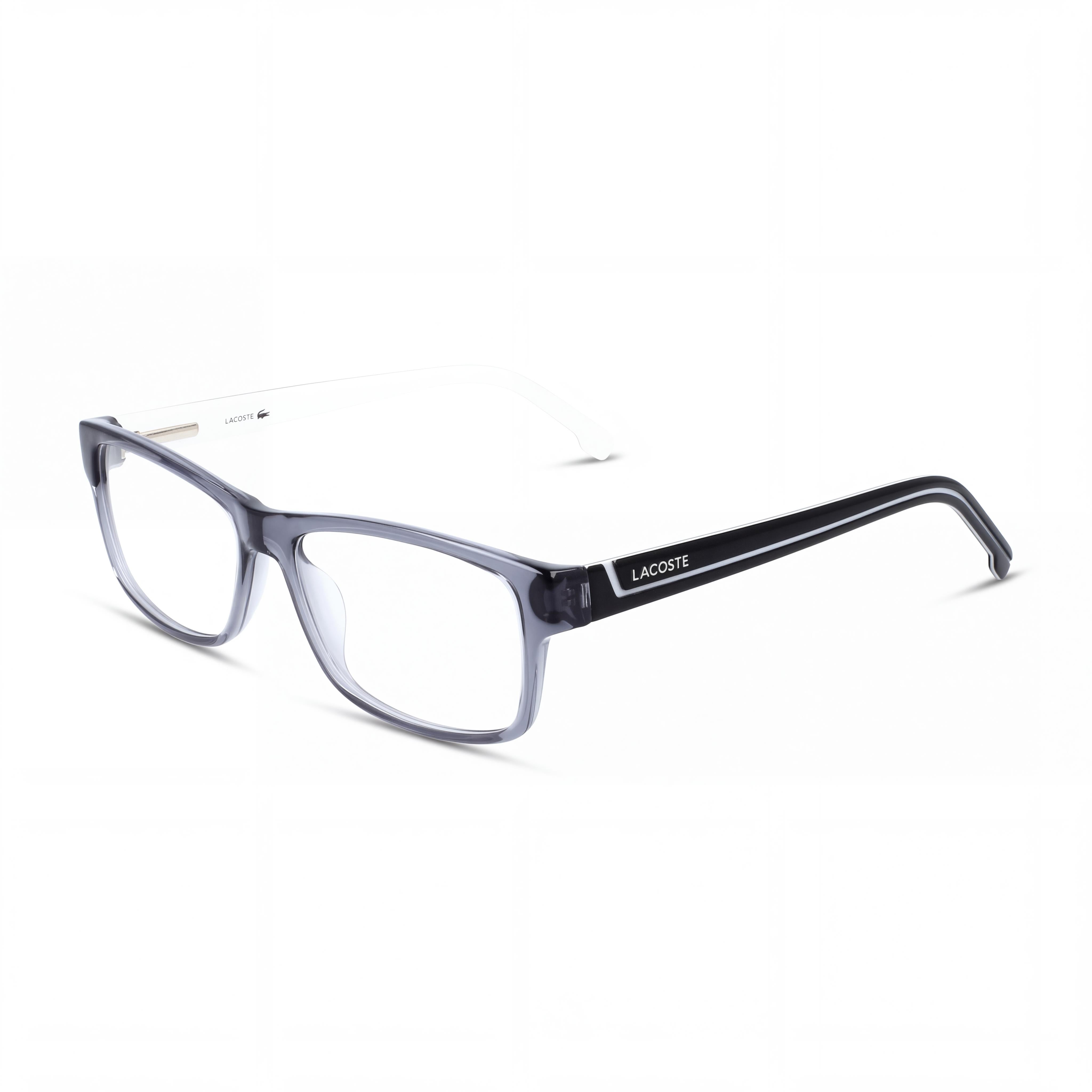 Lacoste Modern L2707 Unisex Eyewear with Injected Grey Frame and Polycarbonate Grey Lenses 51mm, Photo 1