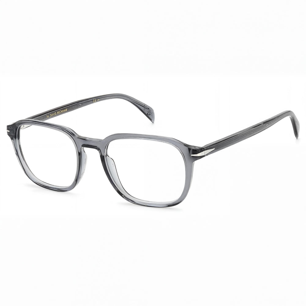 Gafas de sol David Beckham DB 1084 para hombre, de plástico, transparentes, color gris, 51 mm