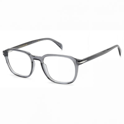 Gafas de sol David Beckham DB 1084 para hombre, de plástico, transparentes, color gris, 51 mm