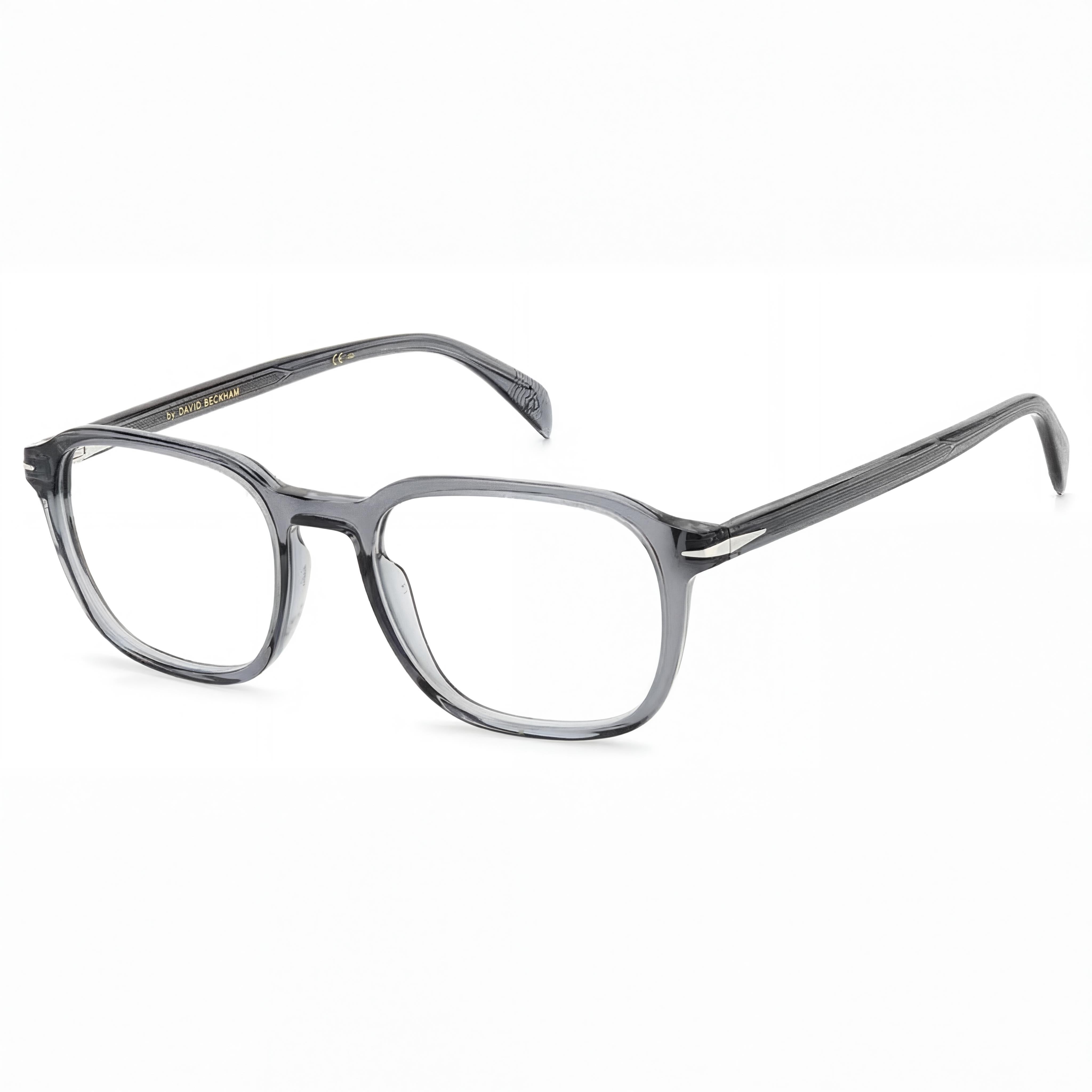 Gafas de sol David Beckham DB 1084 para hombre, de plástico, transparentes, color gris, 51 mm, Photo 1