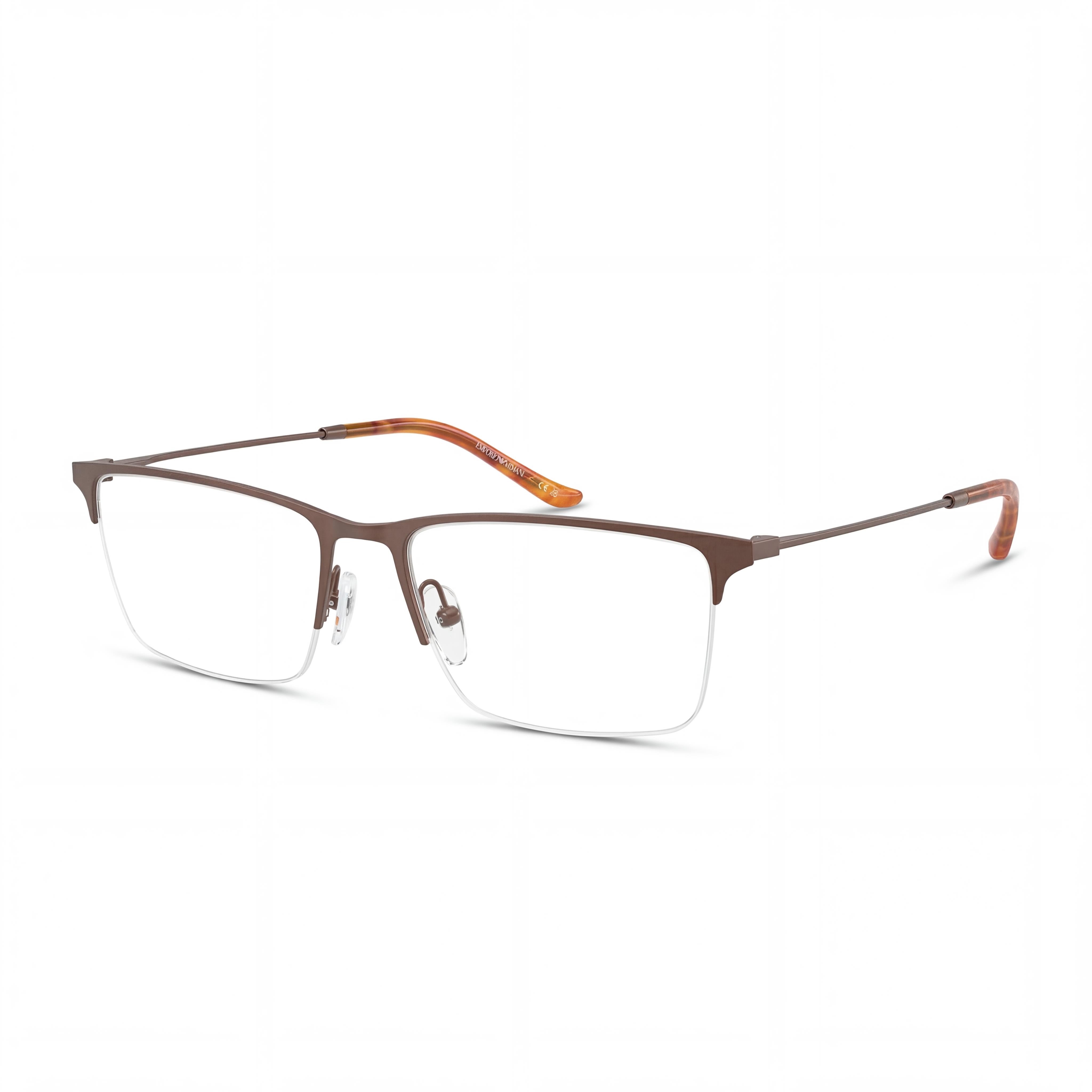 Emporio Armani Ea1171 Men's Matte Bronze Metal Prescription Eyeglass Frames 57-18-145mm, Photo 1