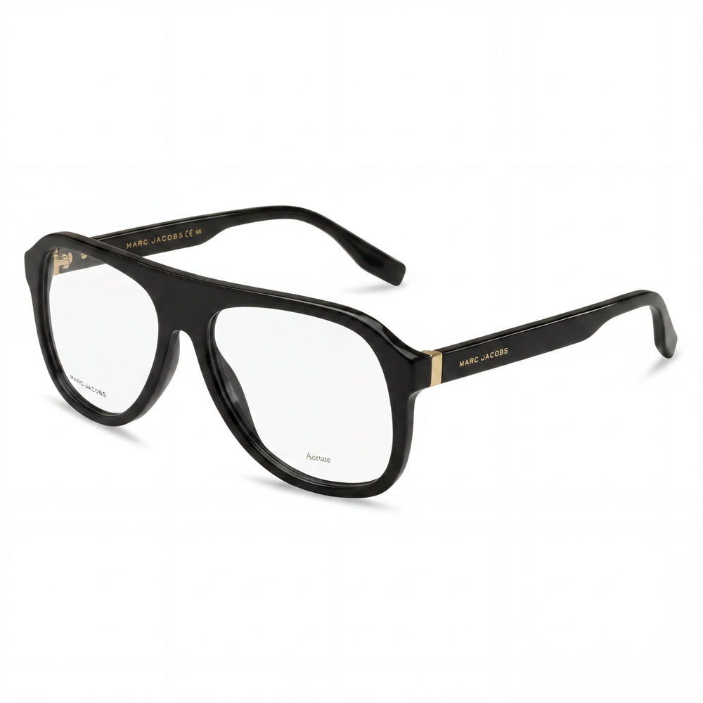 Gafas unisex Marc 641 de Marc Jacobs con montura de acetato negro y lente color habana - Talla 57mm
