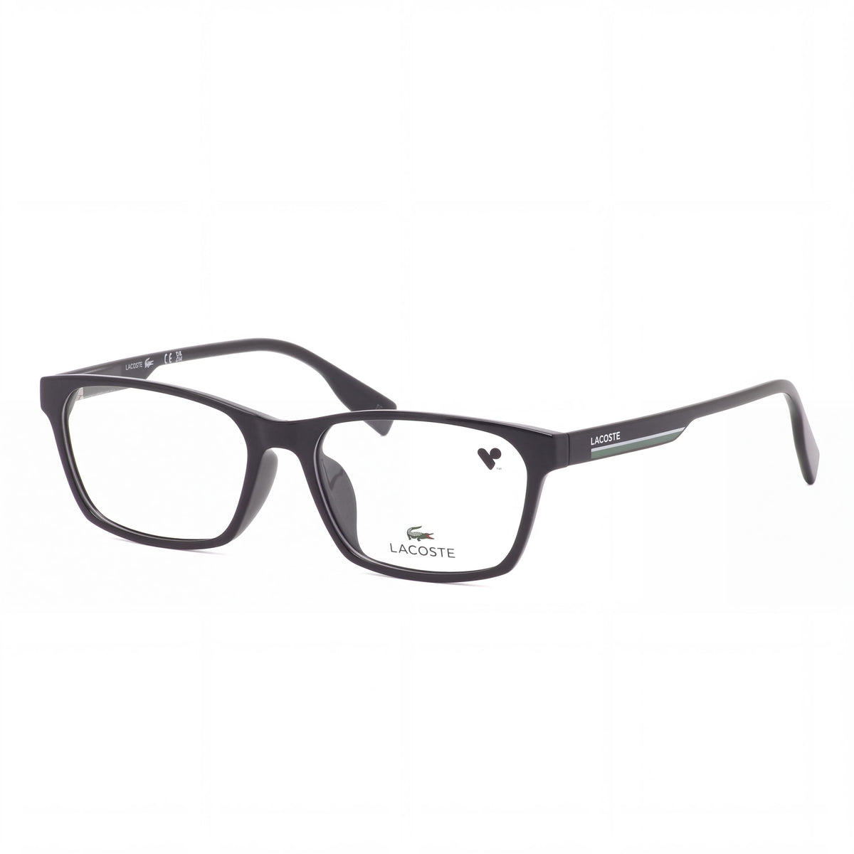 Lacoste Men's Modern Design Sunglasses, Injected Black Frame with Black Polycarbonate Lenses, 54-16-145mm, Photo 1