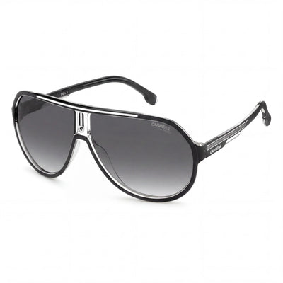 Gafas de sol Carrera Modern unisex negras y blancas con montura de elastómero termoplástico y protección UV de 64 mm