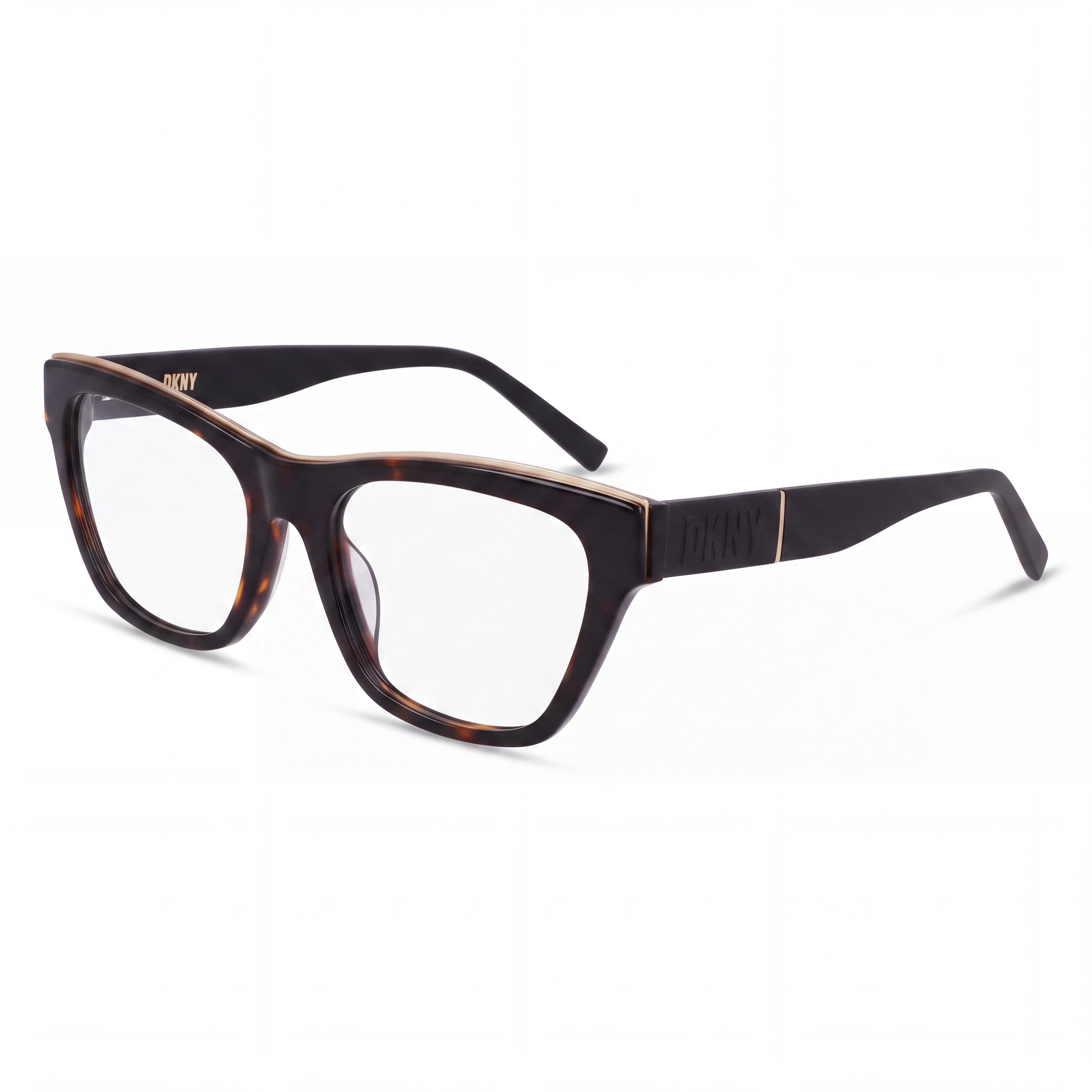 DKNY Classic Women's Sunglasses with Dark Tortoise Acetate Frame and Non-Polarized Lenses 54mm, Photo 1