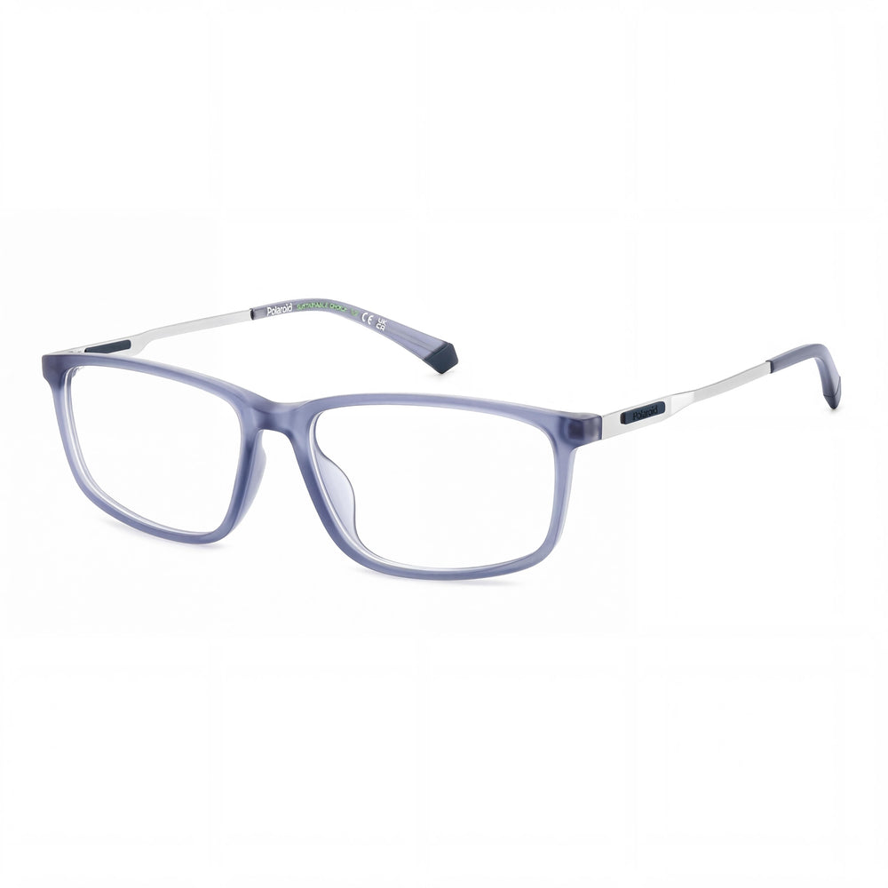 Polaroid Casual PLD D535/G Men's Matte Blue Eco Polyamide Frame Plastic Lens Sunglasses 58mm