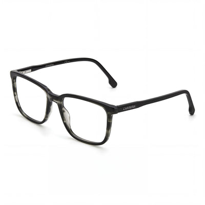 Montura óptica Carrera 254 unisex de plástico gris efecto cuerno con lentes de policarbonato de 56 mm