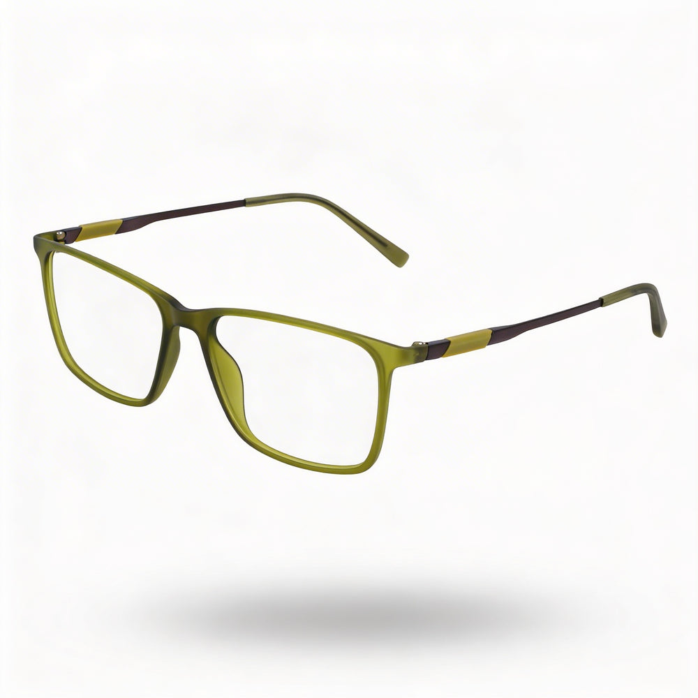 Flexon EP8019 Unisex Matte Crystal Moss Iniettato Frame 54mm Eyeglasses