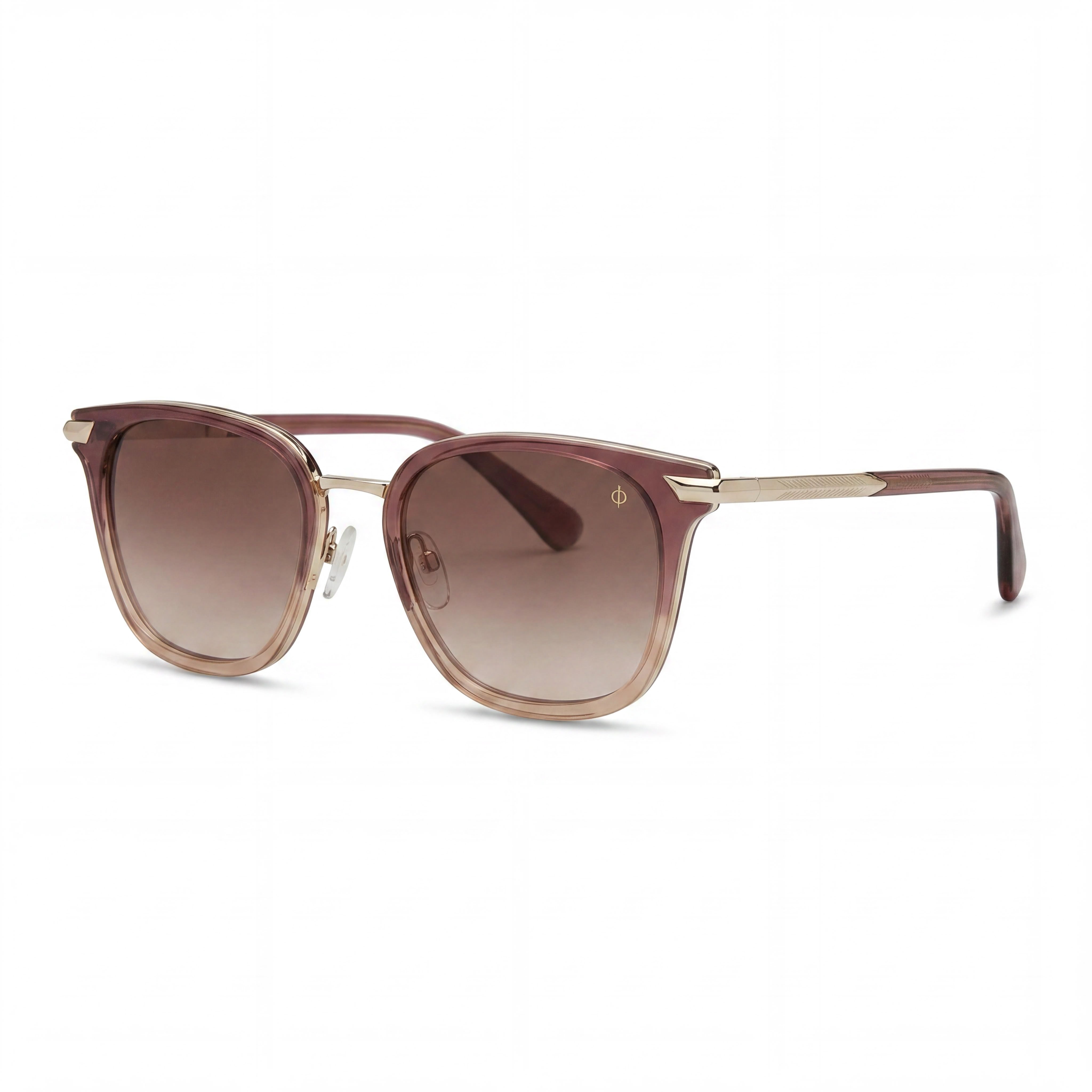 rag & bone Casual Women's Sunglasses with Violet Metal Frame and Blue Non-Polarized Lenses 52mm, Photo 1
